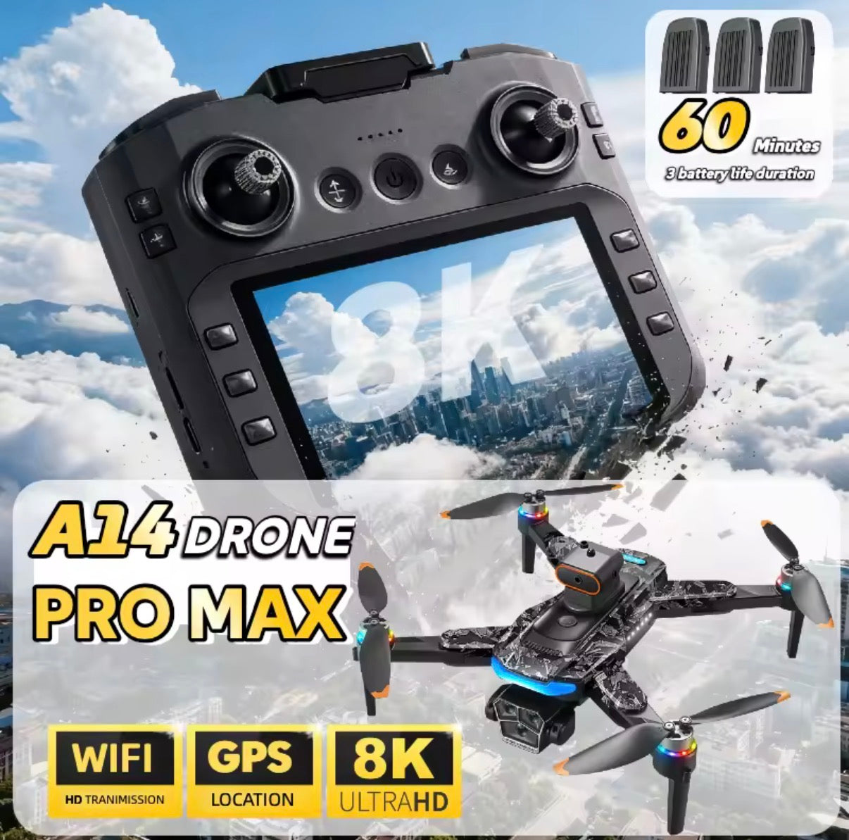Drone RC A14 Pro Max