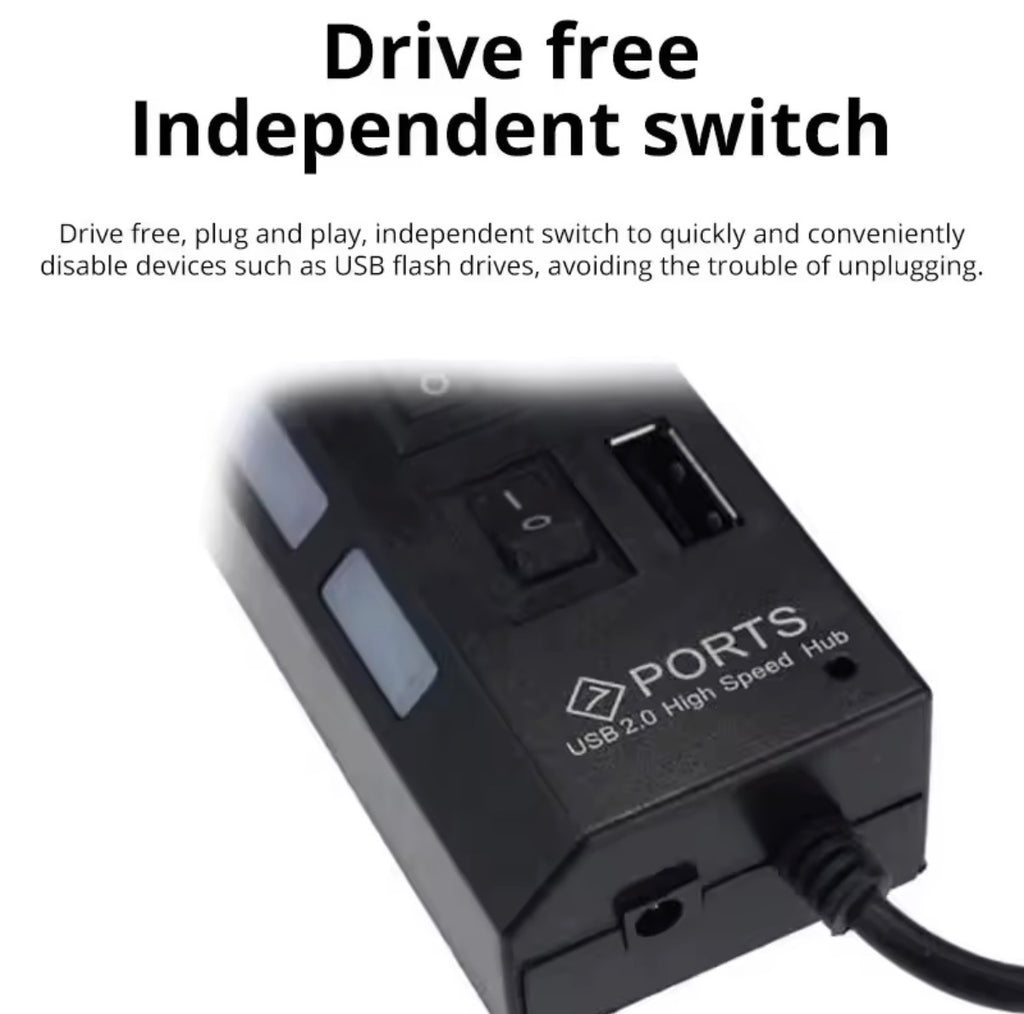 7 Ports USB